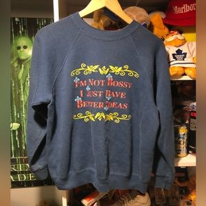 Vintage “sayings” Crewneck